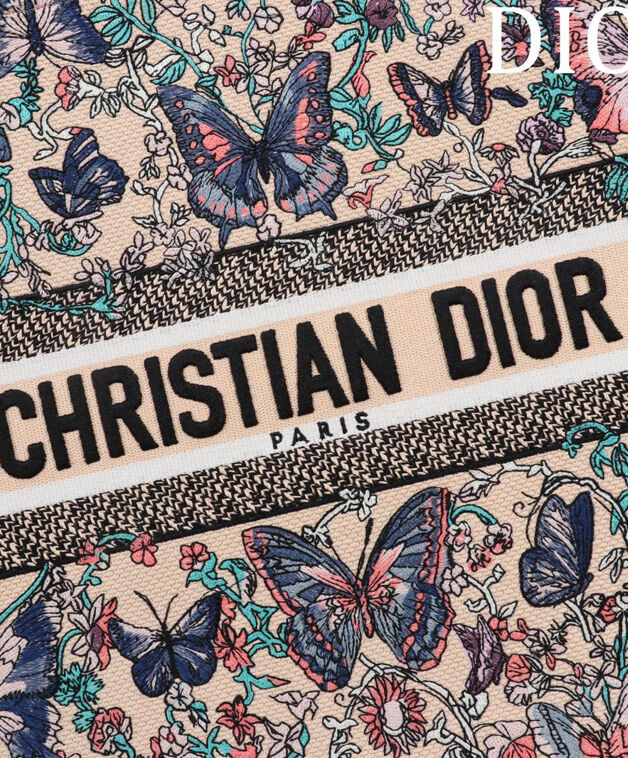Christian Dior Large Dior Book Tote M1286 Apricot
